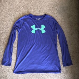 Girls Under Armour Long Sleeve Tee